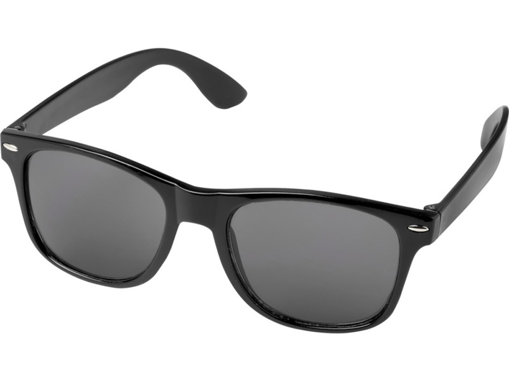 Солнцезащитные очки «Sun Ray» из переработанного PET-пластика, черный, пластик