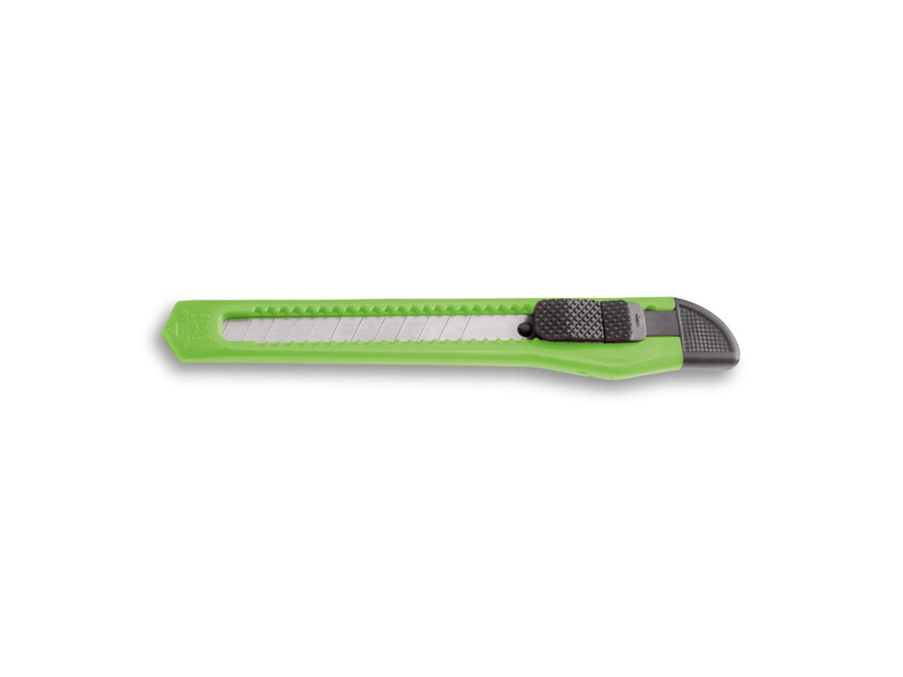 Канцелярский нож «BALIC», зеленый, пластик, металл