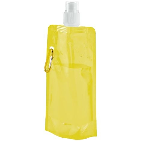 Складная бутылка HandHeld, желтая, желтый, пластик