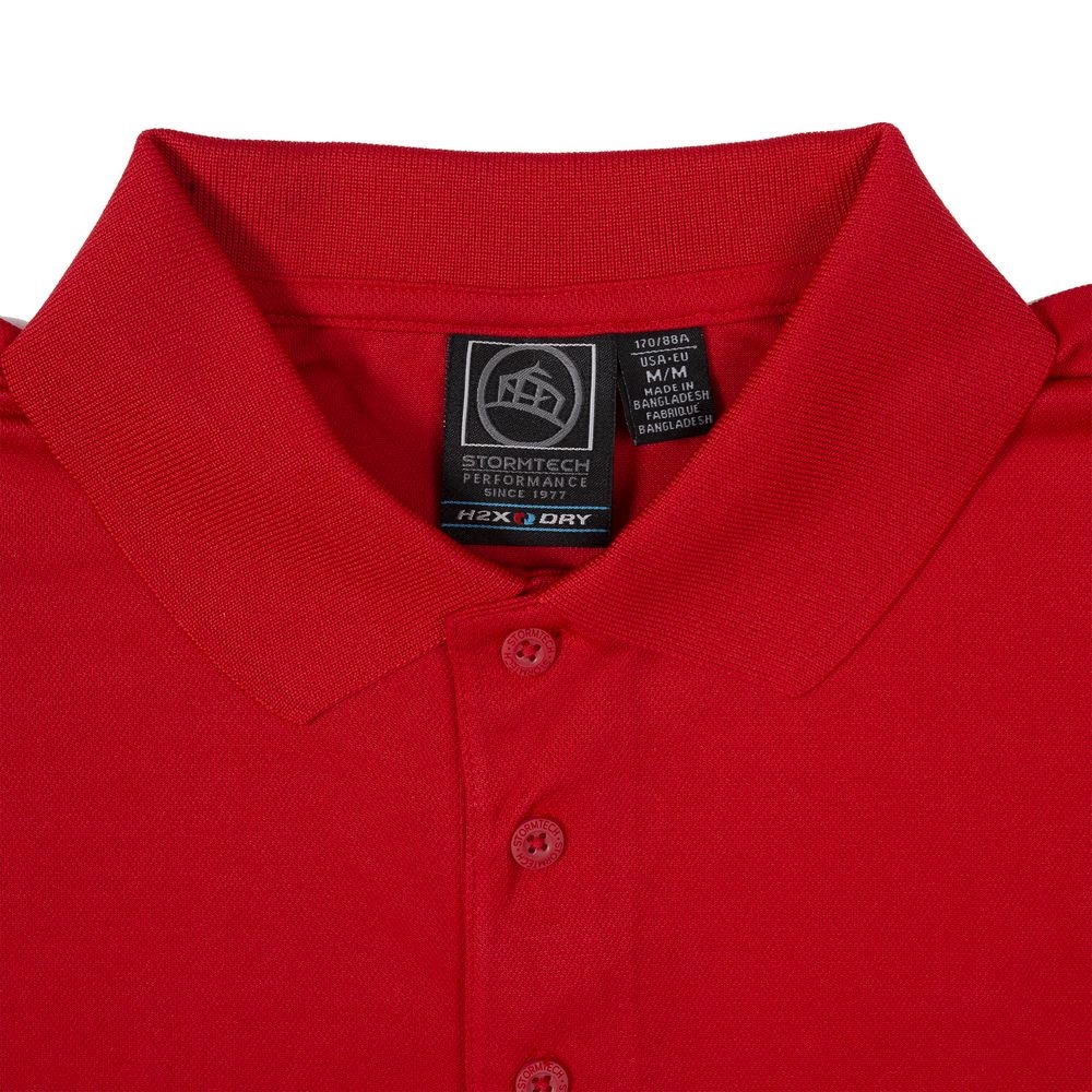 Рубашка поло мужская Eclipse H2X-Dry, красная, красный, хлопок