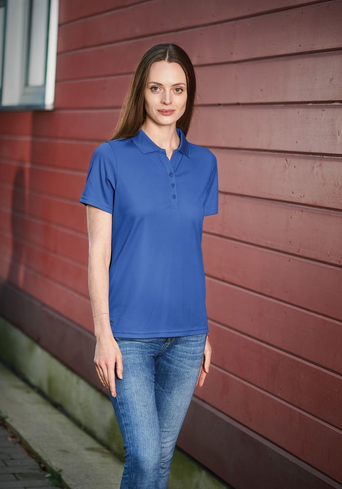 Рубашка поло женская Eclipse H2X-Dry, темно-синяя, синий, хлопок