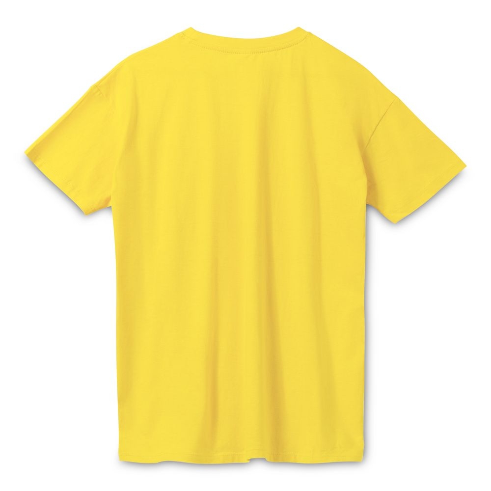Футболка унисекс Regent 150, желтая (лимонная), желтый, хлопок