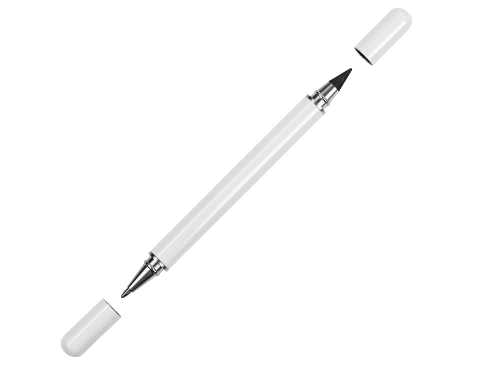 Металлическая ручка и вечный карандаш «Van Gogh», белый, металл
