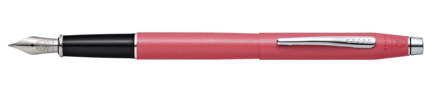 Перьевая ручка Cross Classic Century Aquatic Coral Lacquer, розовый, латунь, нержавеющая сталь