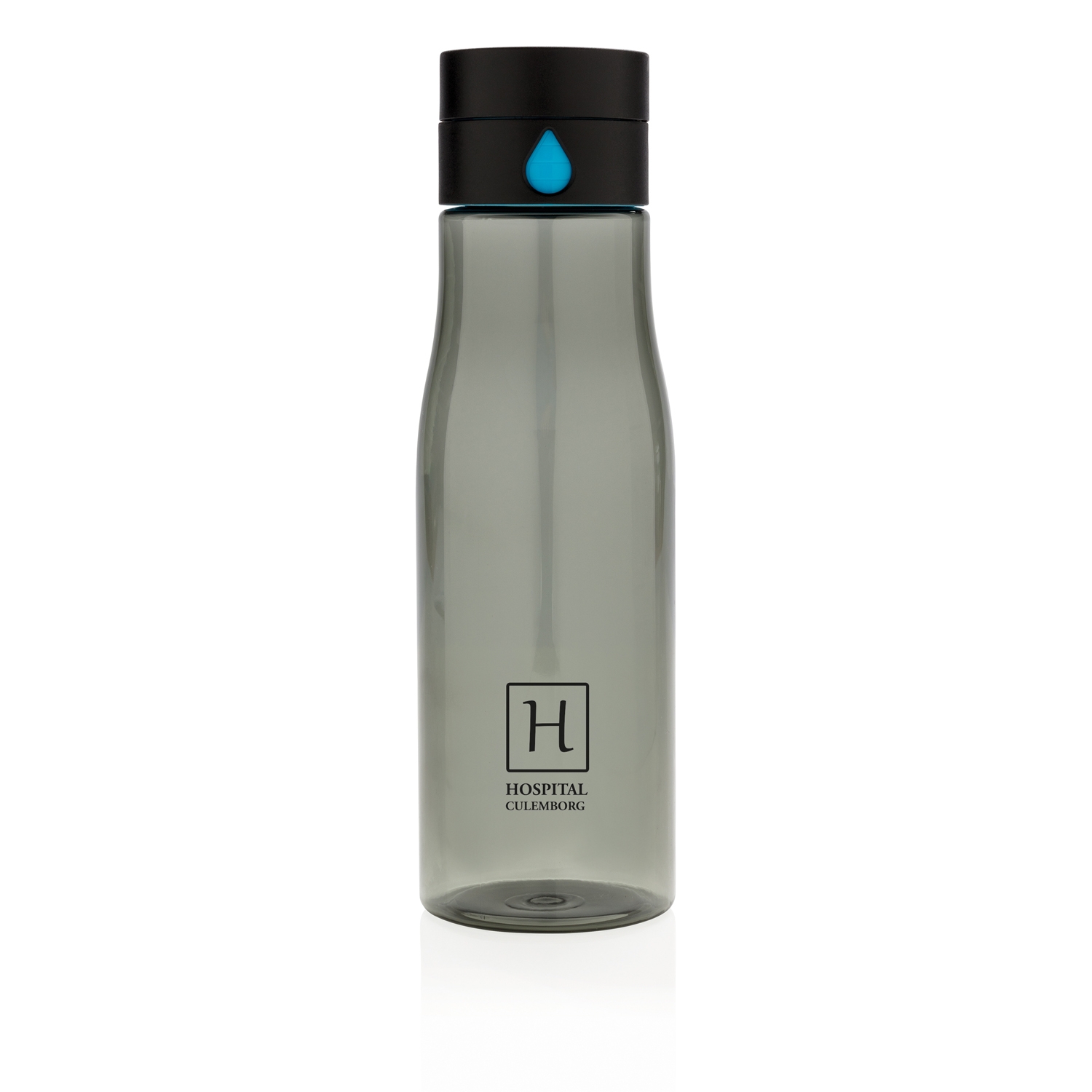 Бутылка для воды Aqua из материала Tritan, черный, tritan; pp