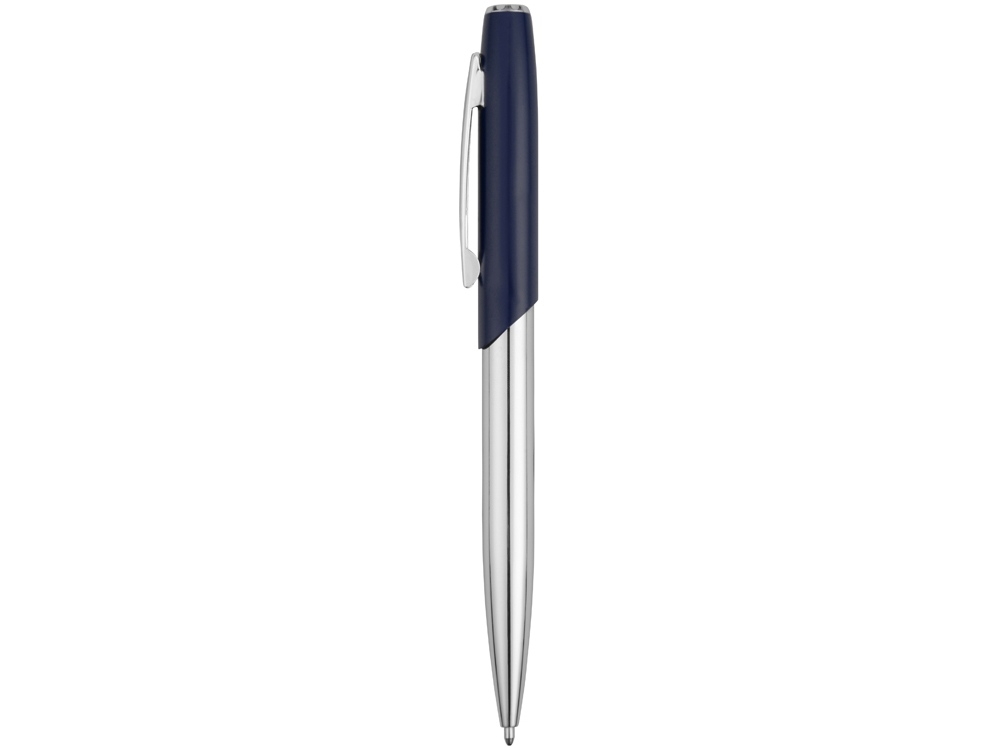 Ручка металлическая шариковая «Geneva», синий, серебристый, металл