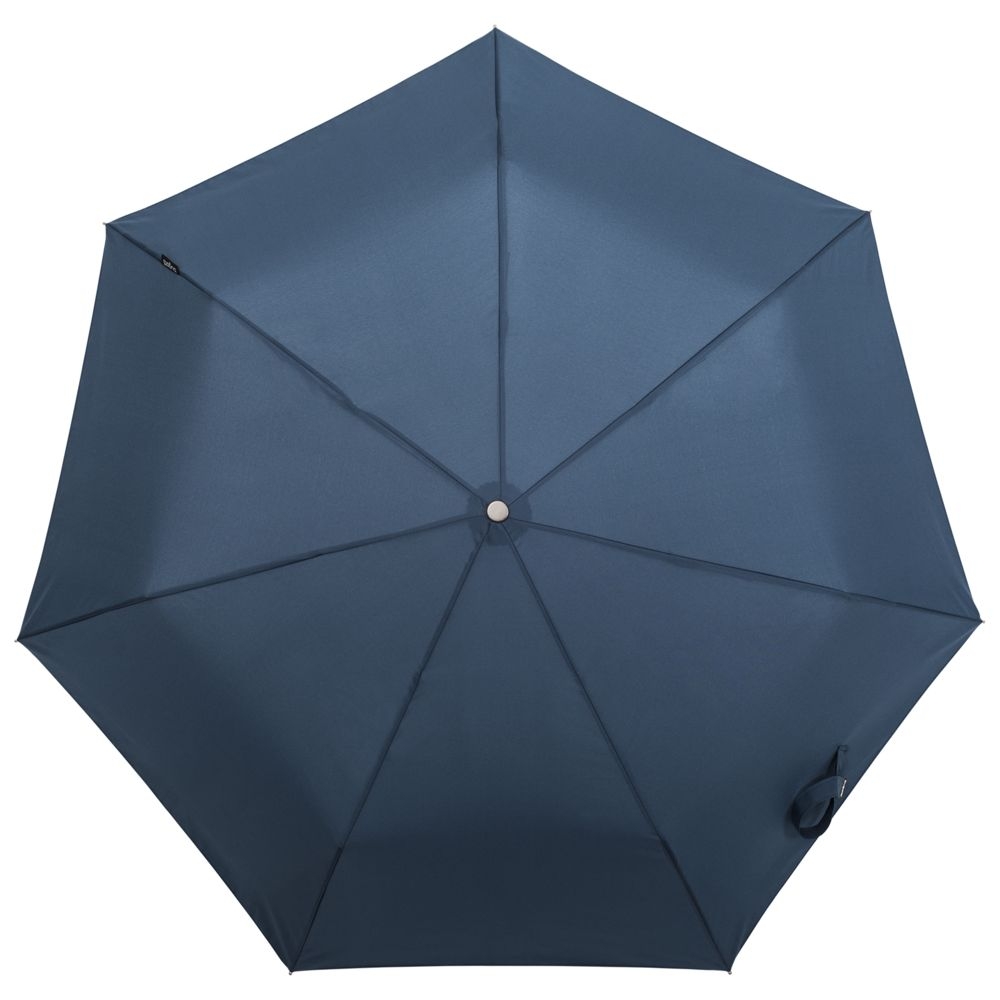 Складной зонт Take It Duo, синий, синий, полиэстер