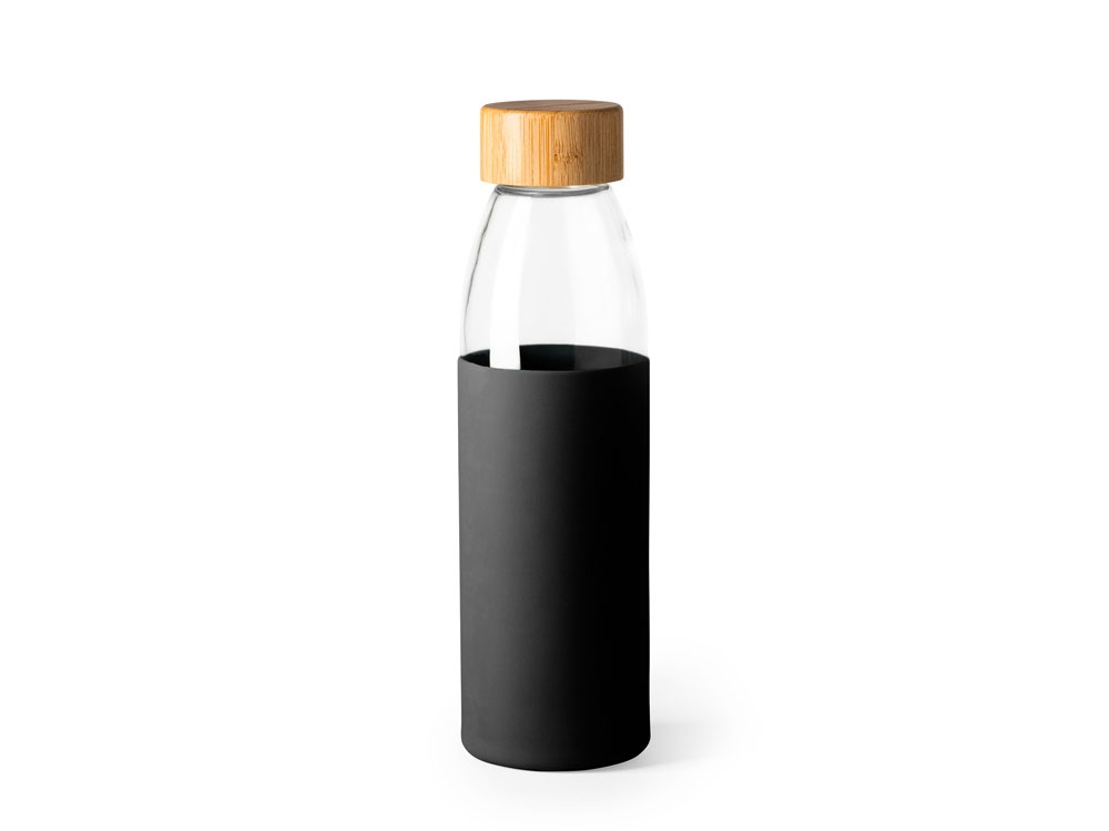 Бутылка NAGAMI в силиконовом чехле, черный
