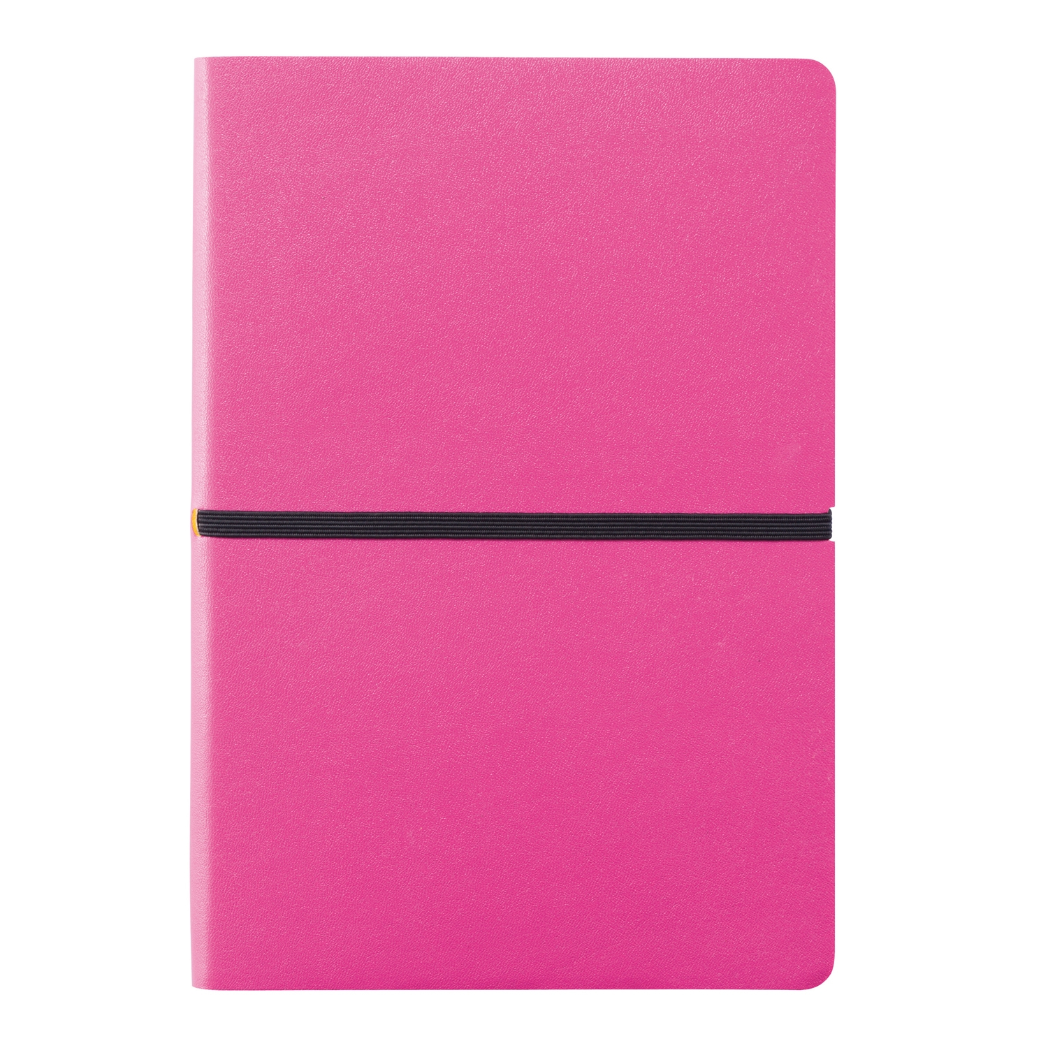 Блокнот формата A5, розовый, бумага; polyurethane