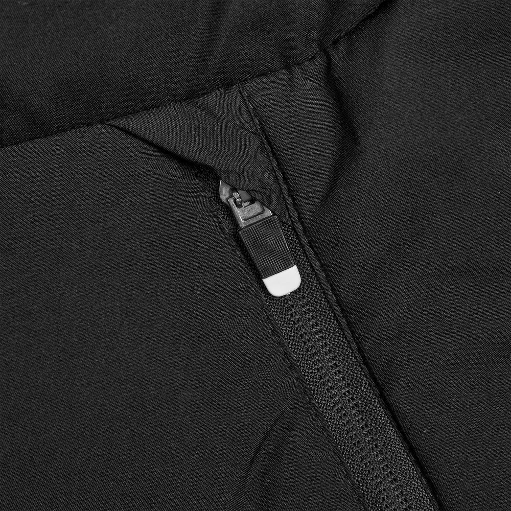 Куртка с подогревом Thermalli Everest, черная, черный, верх - полиэстер 100%; подкладка - полиэстер 100%, электрогрелка - углеродное волокно (графен)
