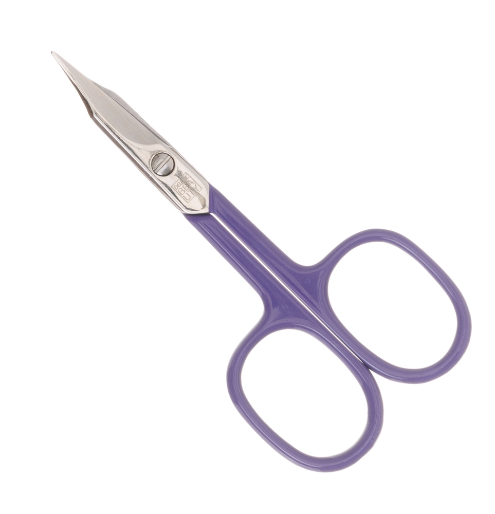 Ножницы Dewal Beauty маникюрные универсальные 9 см, фиолетовый, фиолетовый