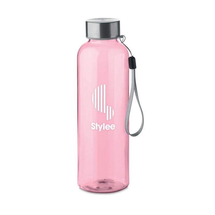 RPET bottle 500ml, розовый, rpet