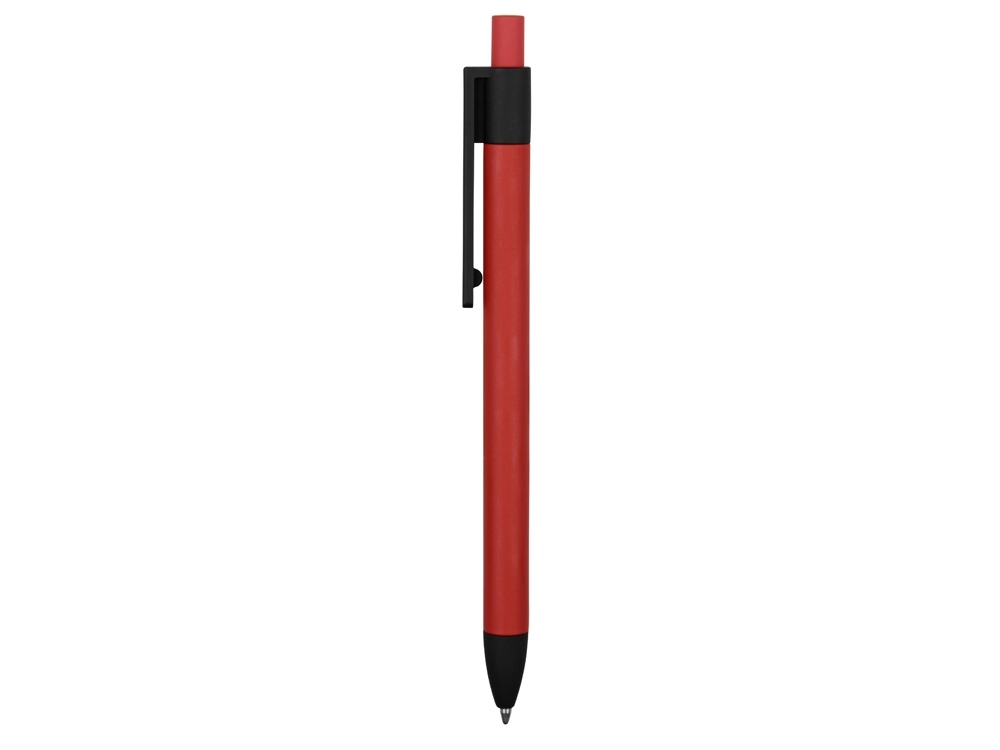 Ручка металлическая шариковая «Haptic» soft-touch, красный, soft touch