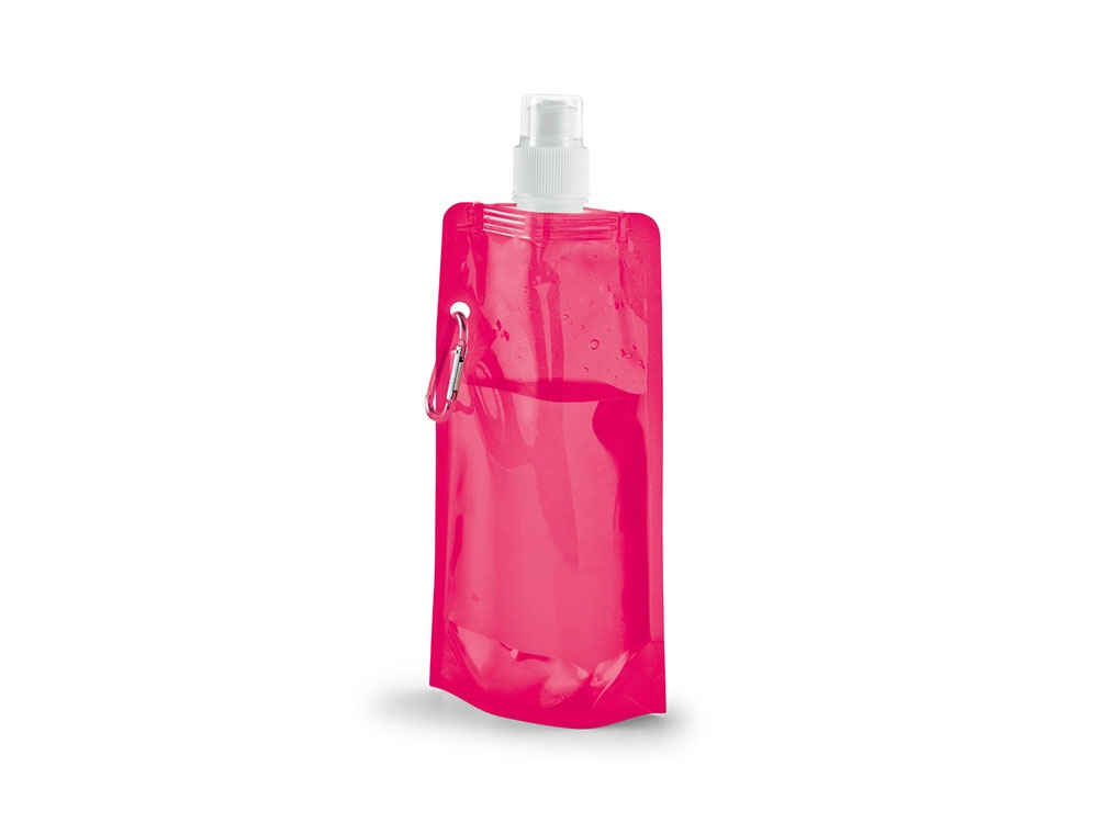 Складная бутылка 460 мл «KWILL», розовый, пластик