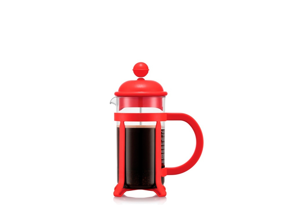 Кофеварка «JAVA», 350 мл, красный, металл