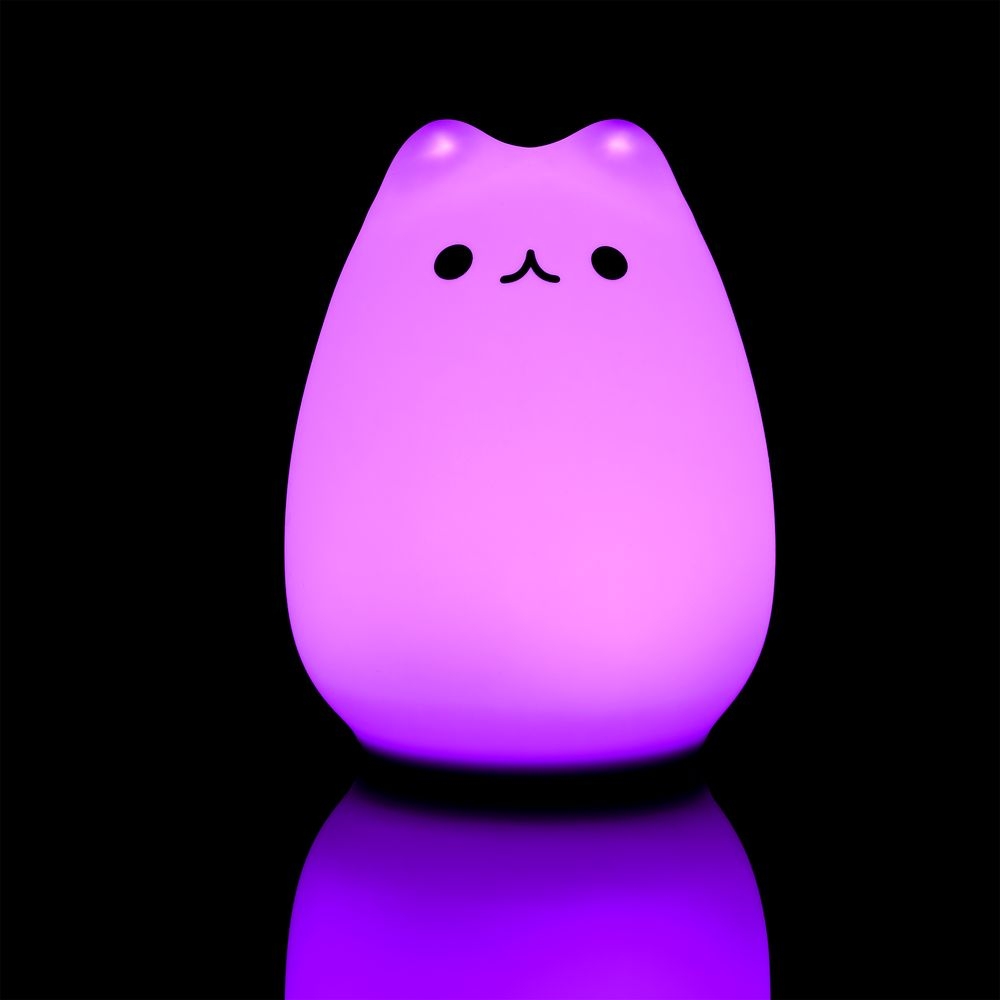 Беспроводной силиконовый светильник Cosmic Cat, силикон, пластик