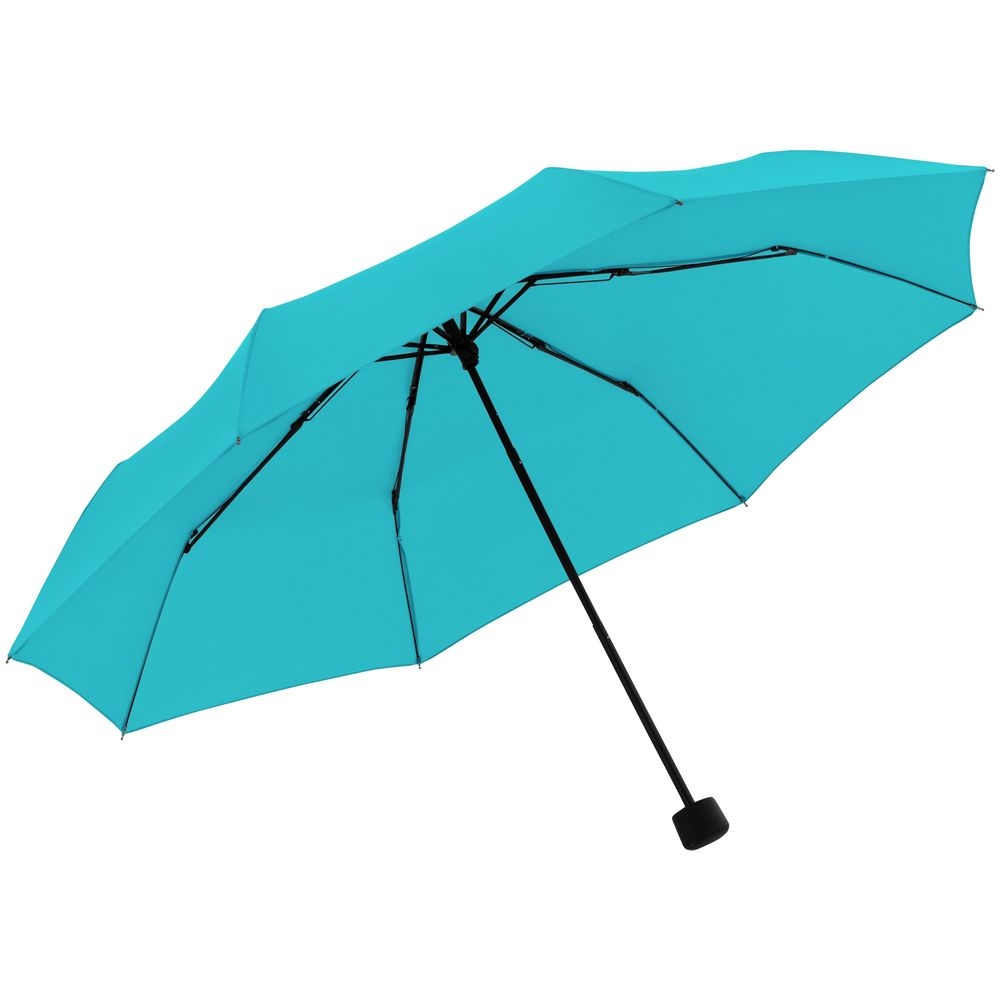 Зонт складной Trend Mini, черный, черный, ручка - пластик; купол - эпонж; каркас - сталь