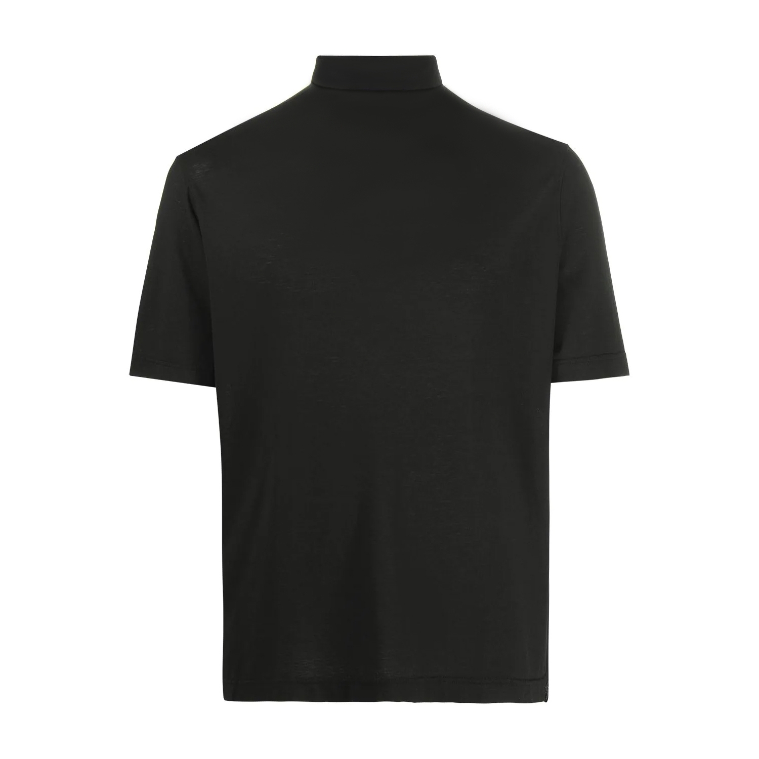Рубашка поло AF, мужская, белый, черный, пике 215 гр. (хлопок 100%)