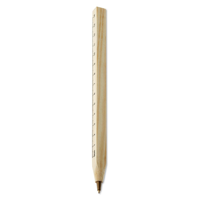 Ручка-роллер, бежевый, дерево