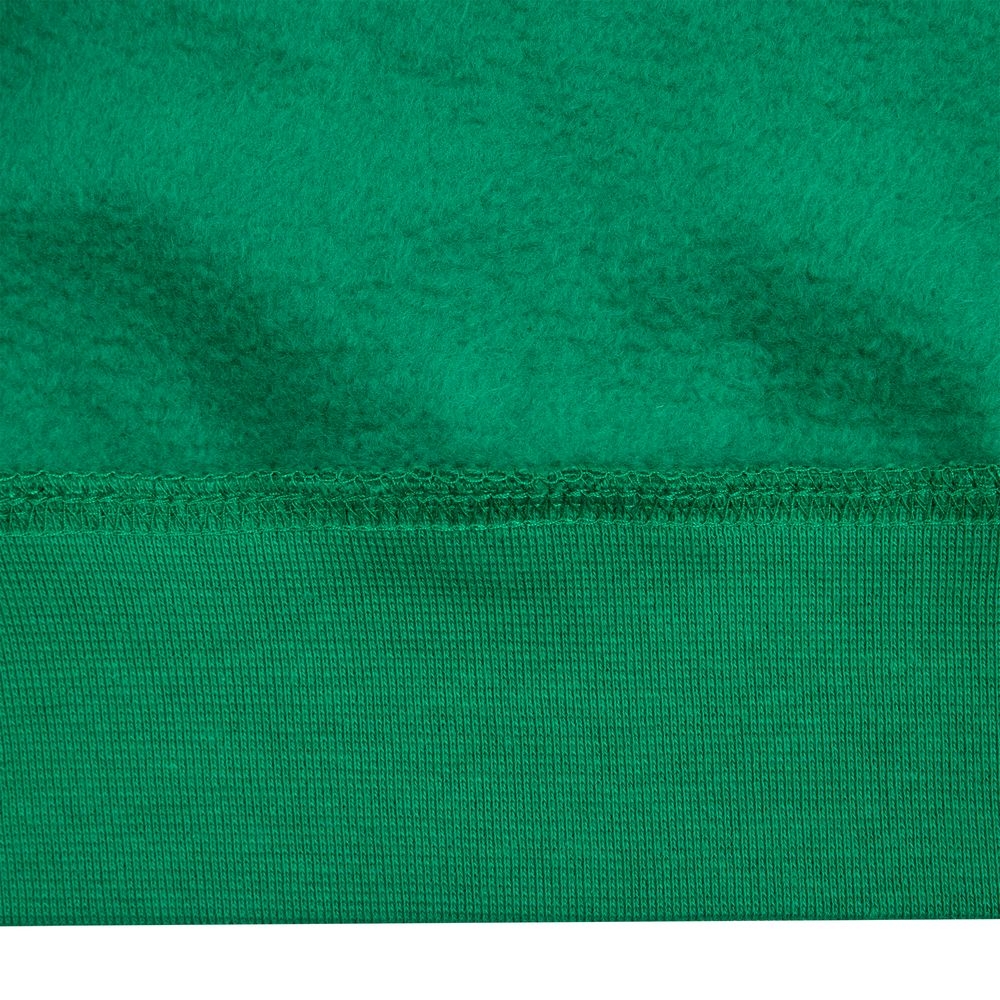 Свитшот унисекс Columbia, ярко-зеленый, зеленый, шерсть