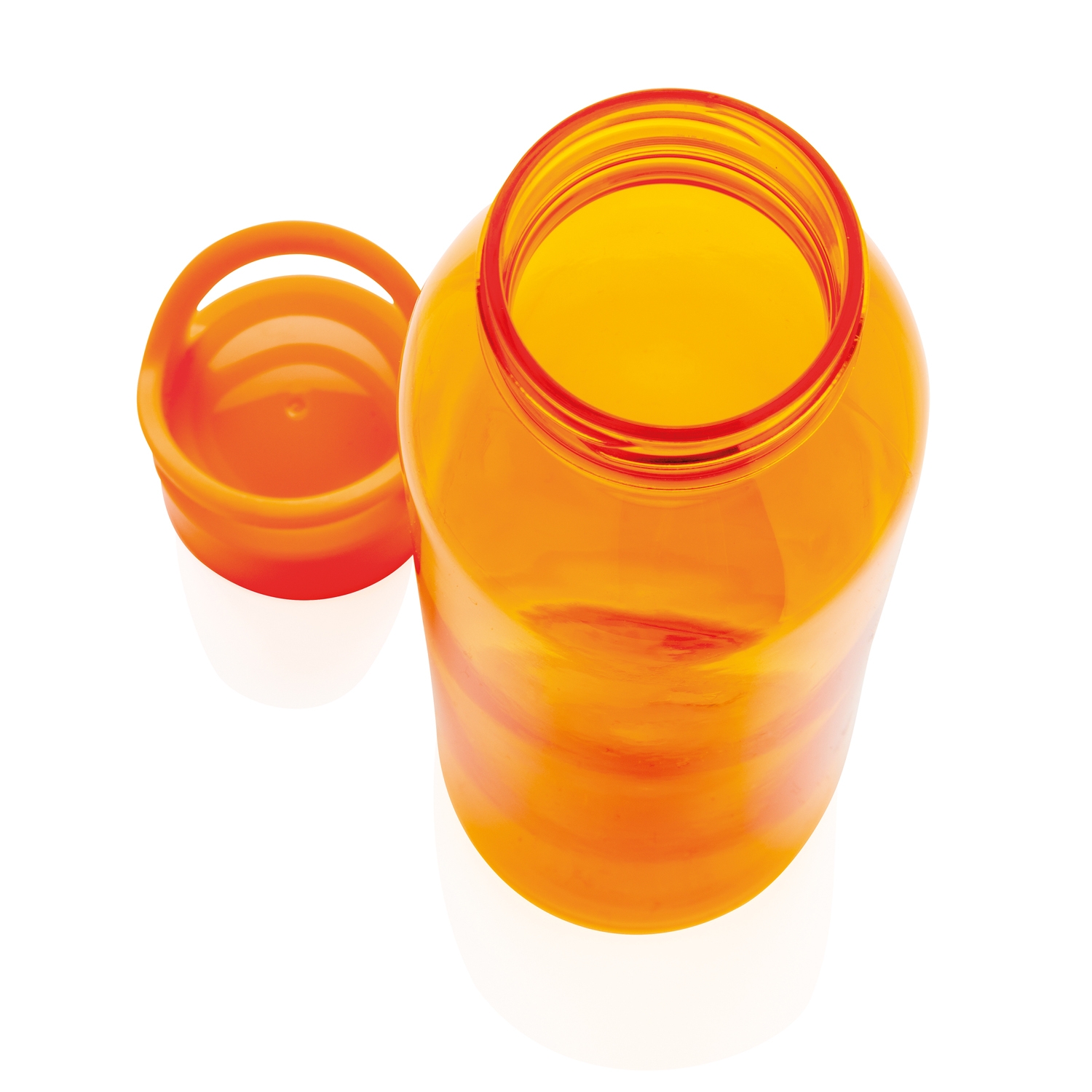 Герметичная бутылка для воды из AS-пластика, оранжевый, as; pp