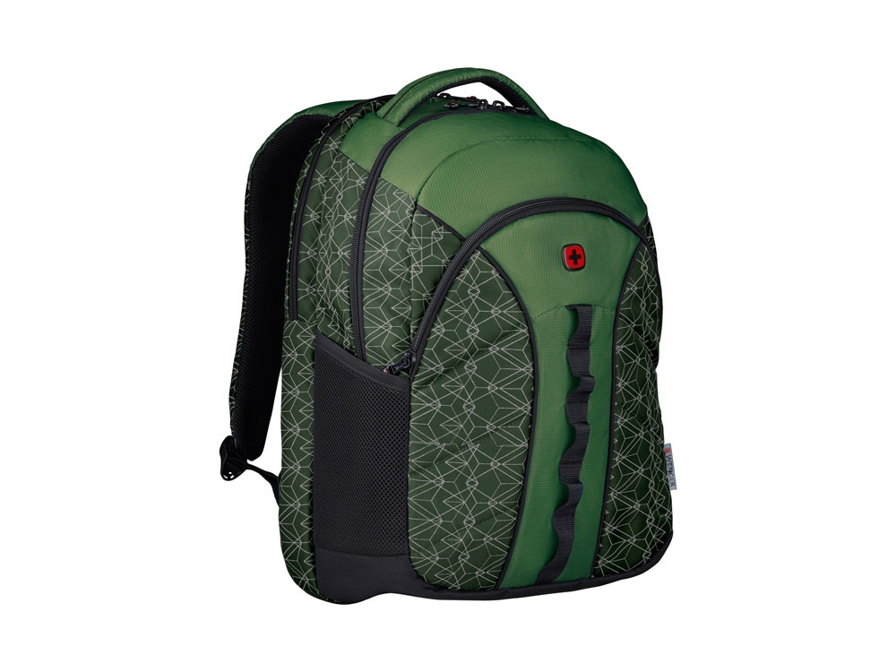 Рюкзак «Sun» со светоотражающим принтом, зеленый, полиэстер