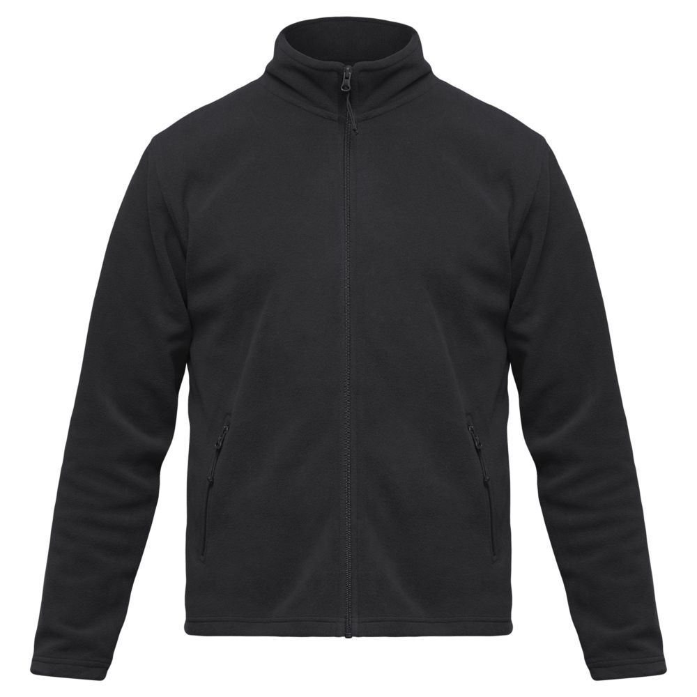 Куртка ID.501 черная, черный, полиэстер 100%, плотность 280 г/м²; флис (микрофлис)