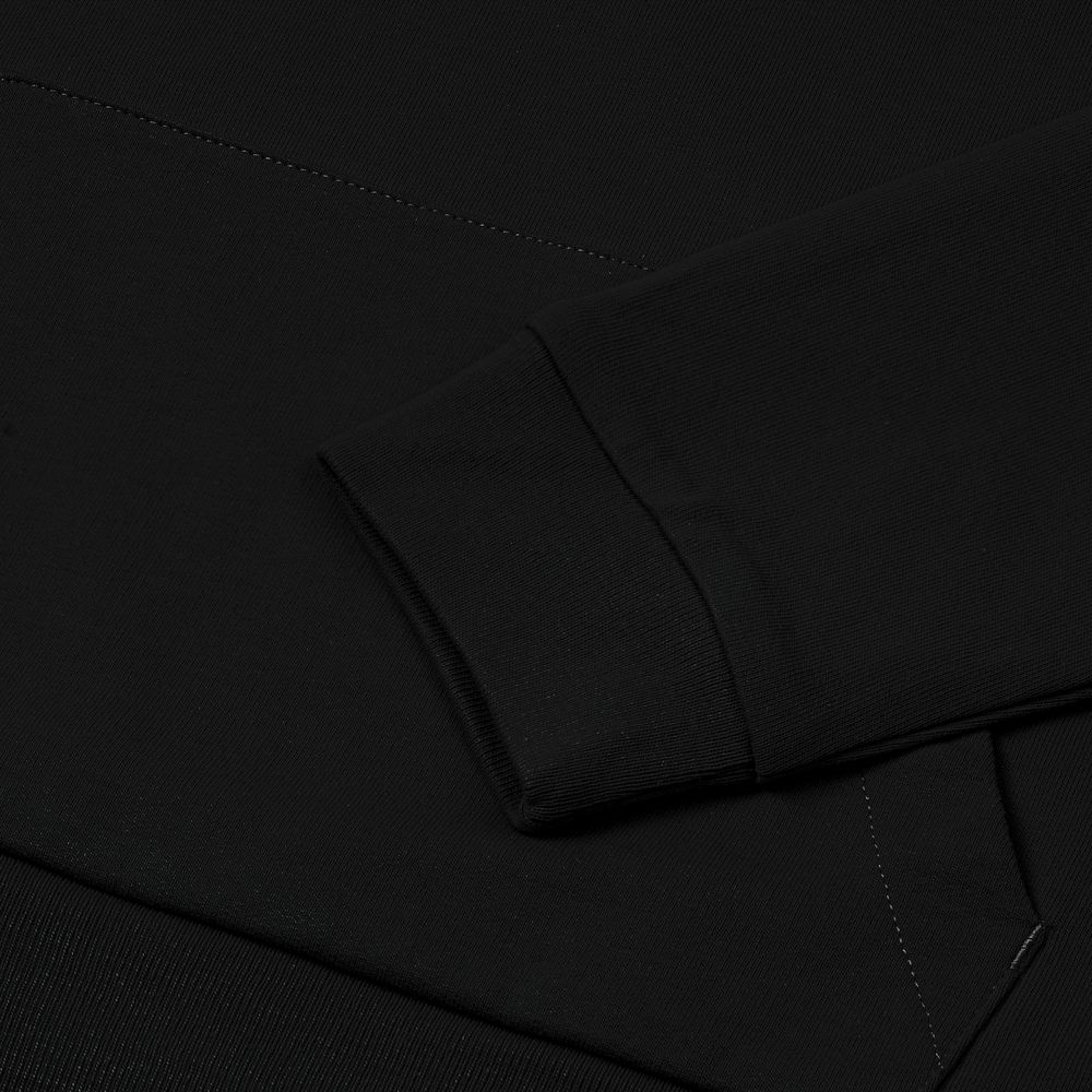 Толстовка на молнии с капюшоном Siverga 2.0, черная, черный, хлопок