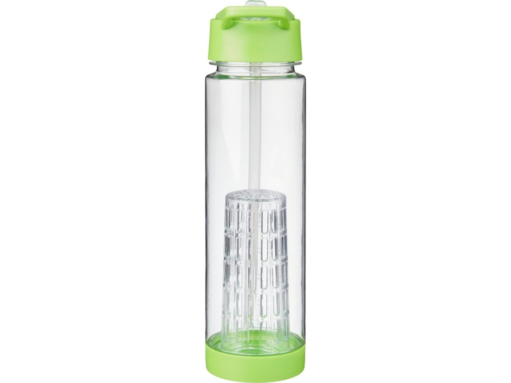 Бутылка «Tutti Frutti», зеленый, прозрачный, пластик