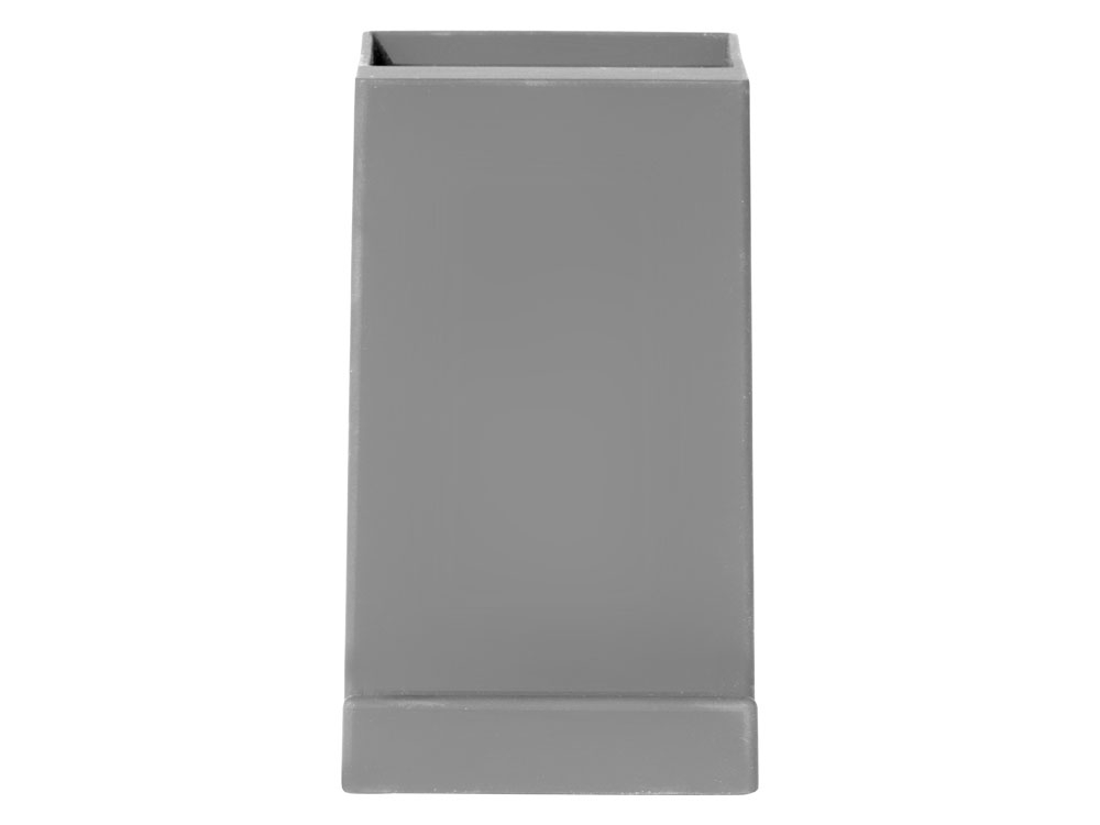 Настольное беспроводное зарядное устройство «Glow Box», серый, soft touch