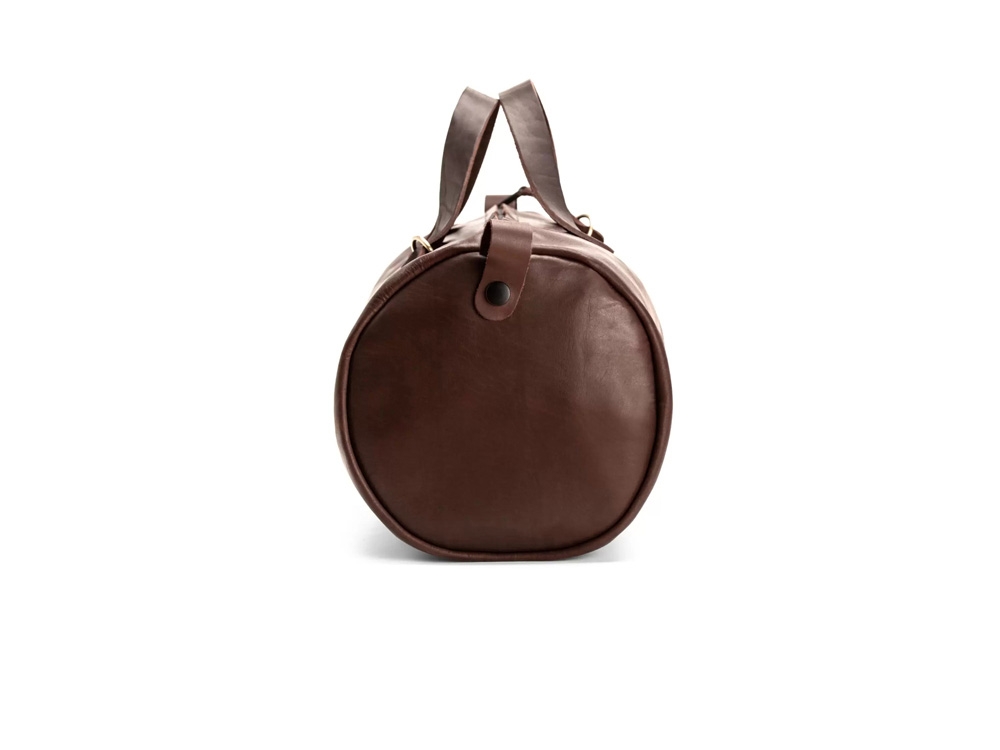 Маленькая дорожная сумка «Ангара», коричневый, кожа