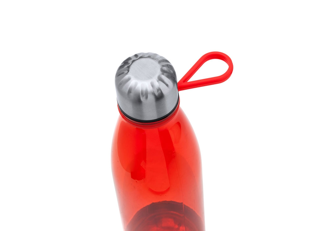 Бутылка EDDO, красный, пластик, металл