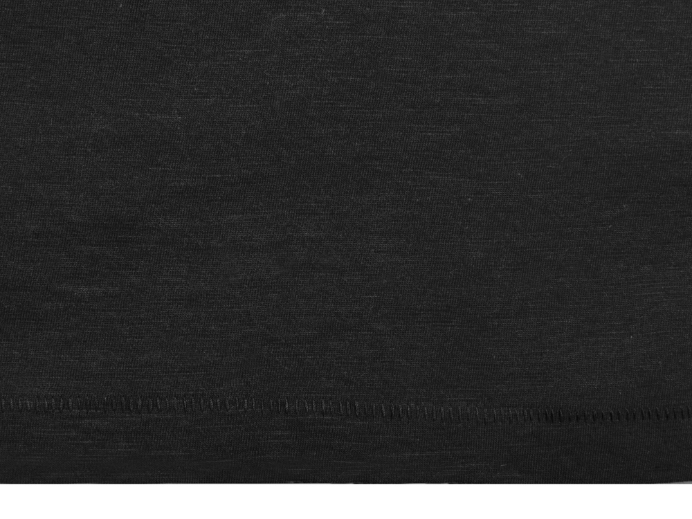 Футболка из текстурного джерси «Portofino», унисекс, черный, хлопок
