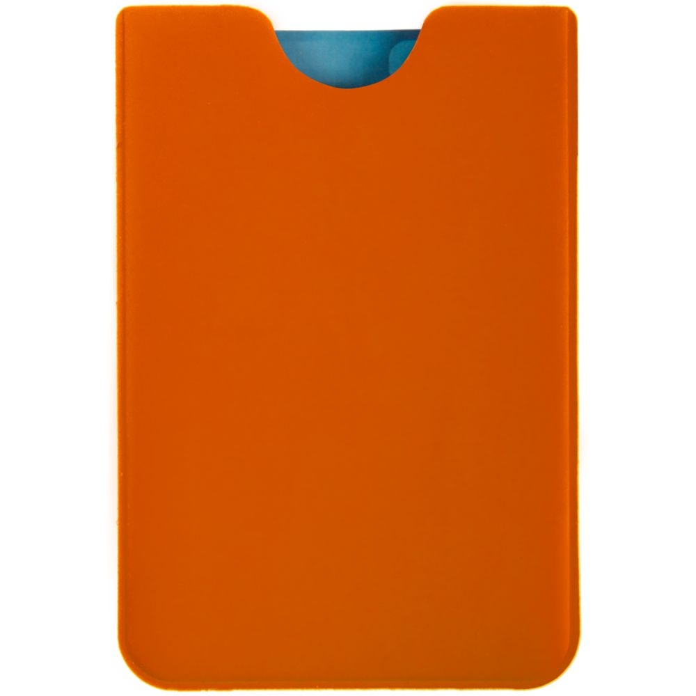 Чехол для карточки Dorset, оранжевый, оранжевый, искусственная кожа; покрытие софт-тач