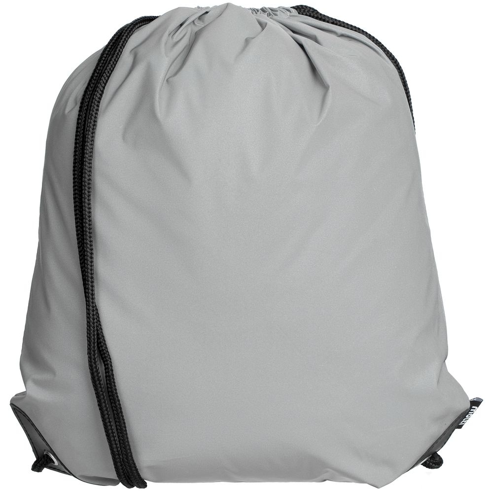 Рюкзак-мешок Manifest из светоотражающей ткани, серый, серый, полиэстер 35%; хлопок 65%