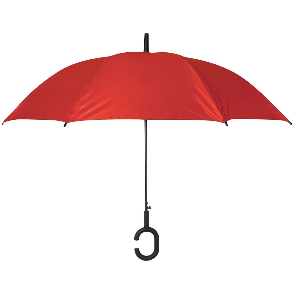 Зонт-трость Charme, красный, красный, полиэстер