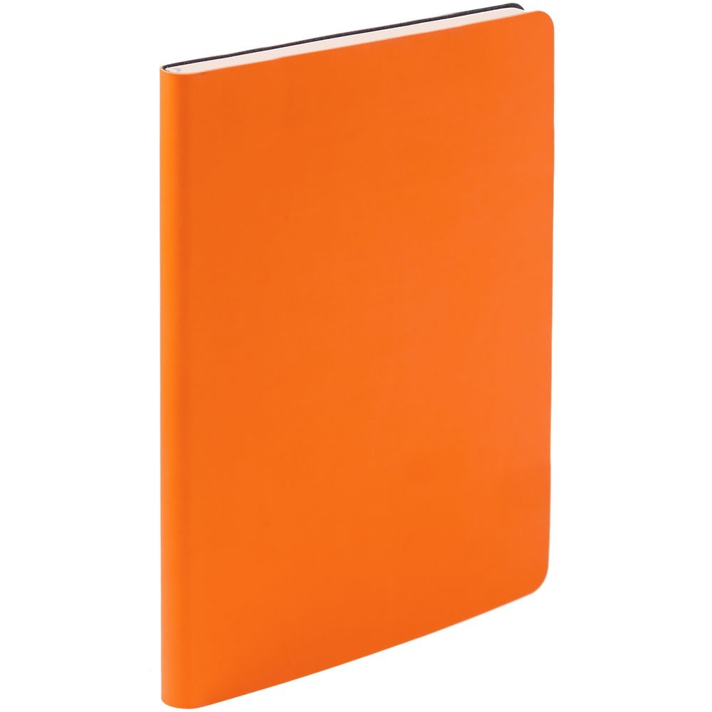 Ежедневник Flex Shall, недатированный, оранжевый, оранжевый, soft touch