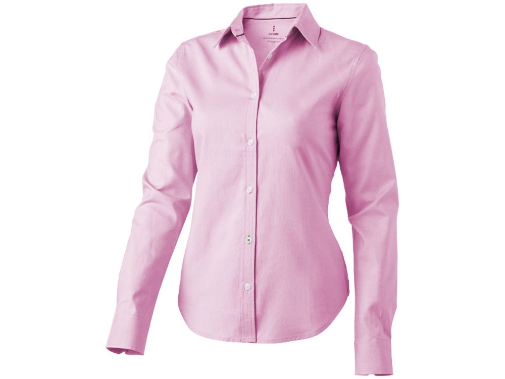 Рубашка "Vaillant" женская с длинным рукавом, розовый, хлопок
