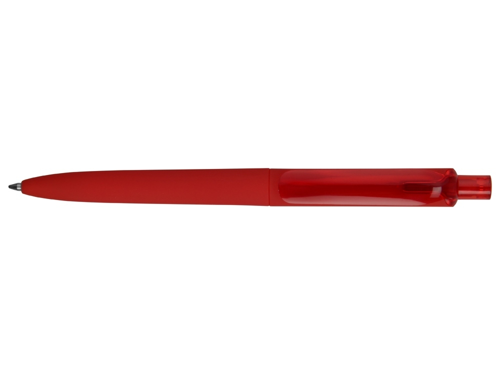 Ручка пластиковая шариковая Prodir DS8 PRR «софт-тач», красный, soft touch