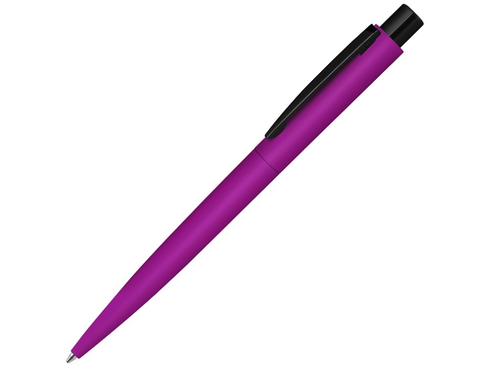 Ручка шариковая металлическая «Lumos M» soft-touch, черный, розовый, soft touch