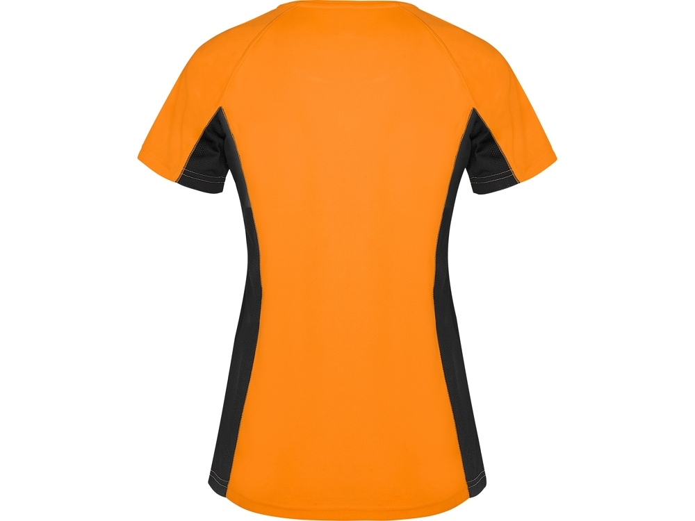 Спортивная футболка «Shanghai» женская, черный, оранжевый, полиэстер