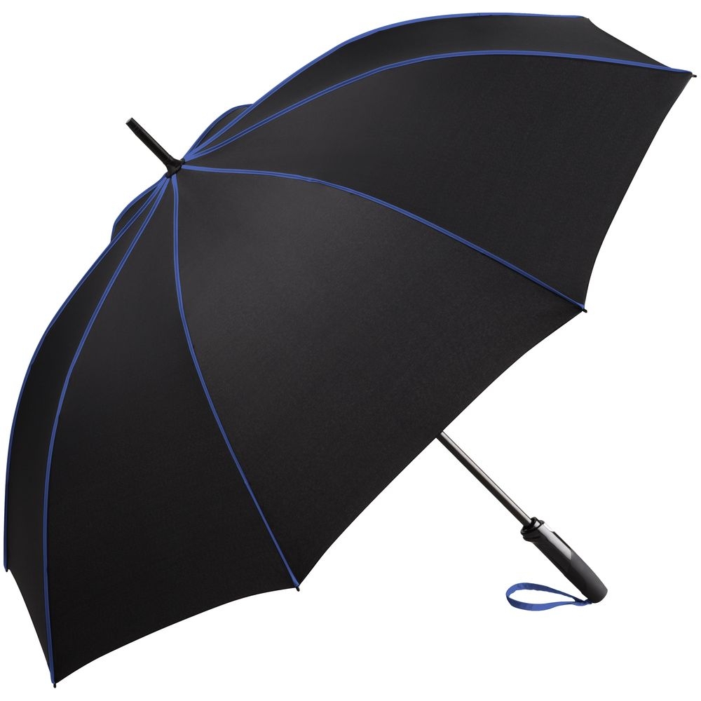 Зонт-трость Seam, синий, синий, пластик