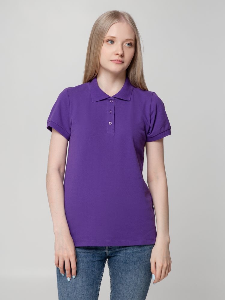 Рубашка поло женская Virma Lady, фиолетовая, фиолетовый, хлопок
