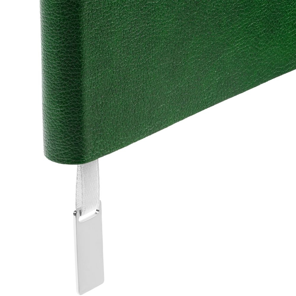 Ежедневник Petrus, недатированный, зеленый, зеленый, кожзам