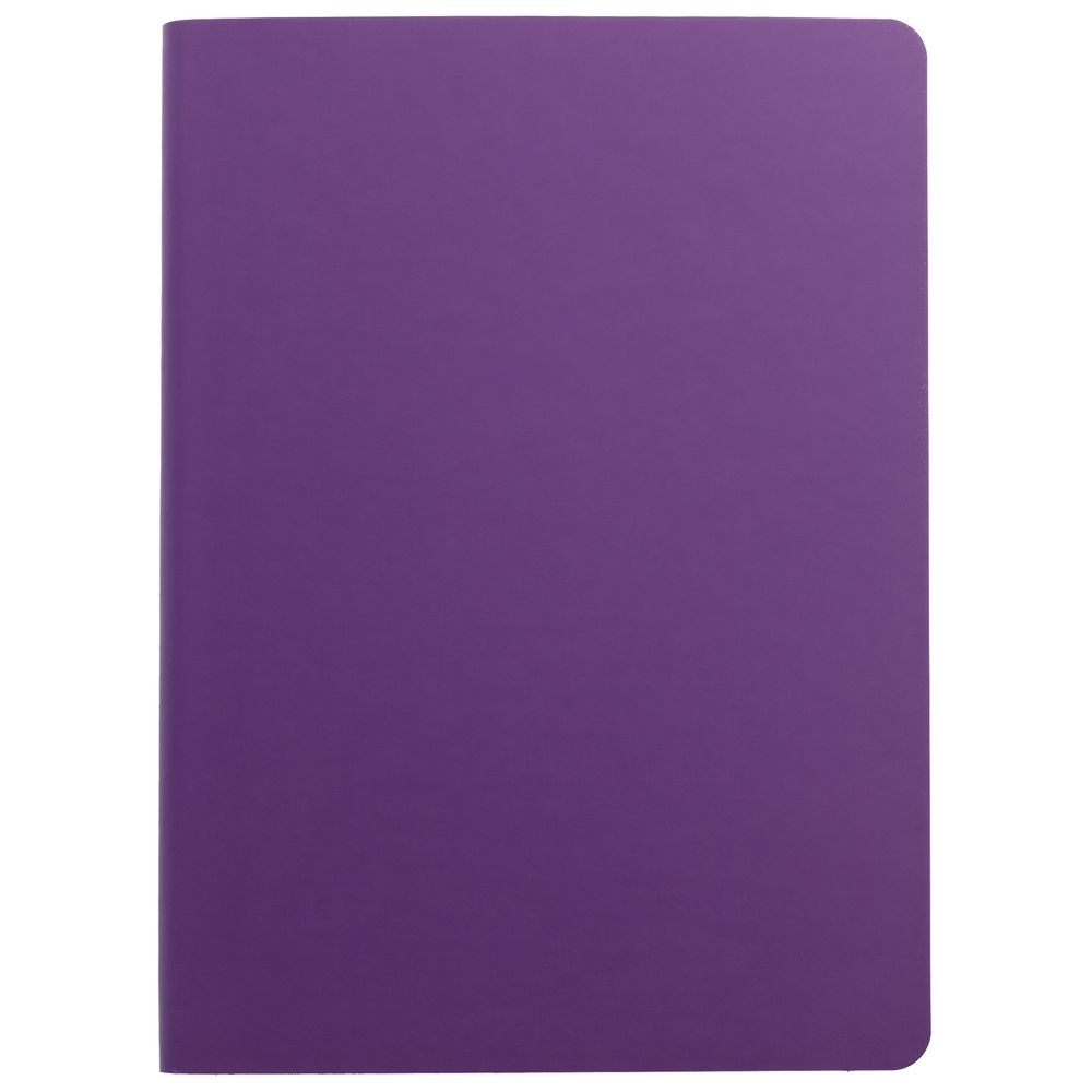 Ежедневник Flex Shall, недатированный, фиолетовый, фиолетовый, искусственная кожа; покрытие софт-тач