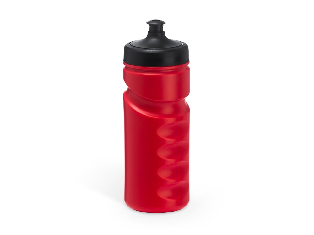 Бутылка спортивная RUNNING из полиэтилена, красный, пластик