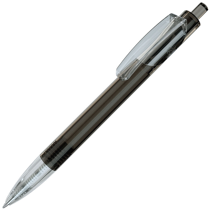 TRIS LX, ручка шариковая, прозрачный серый/прозрачный белый, пластик, серый