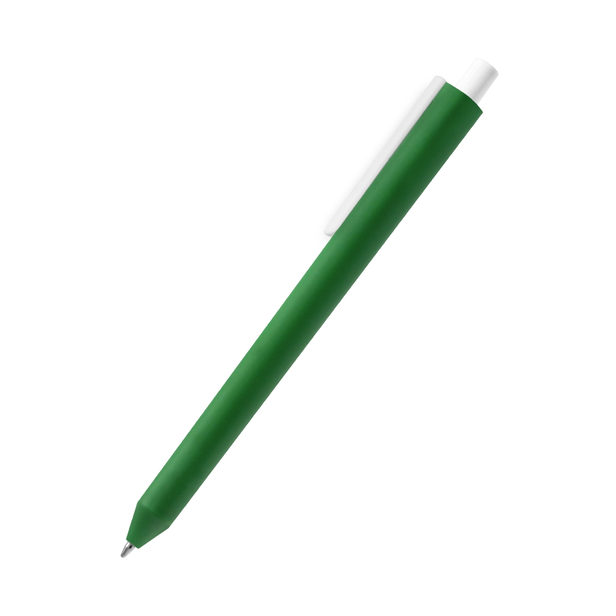 Ручка пластиковая Koln, зеленая, зеленый