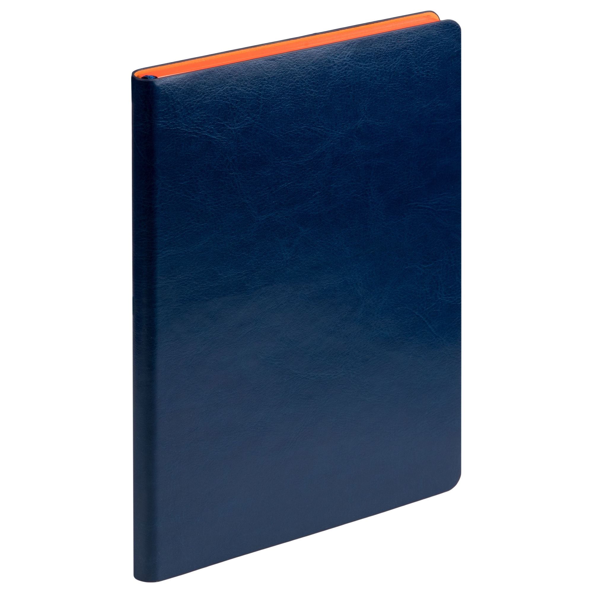 Ежедневник River side недатированный, синий/оранжевый (без упаковки, без стикера), синий