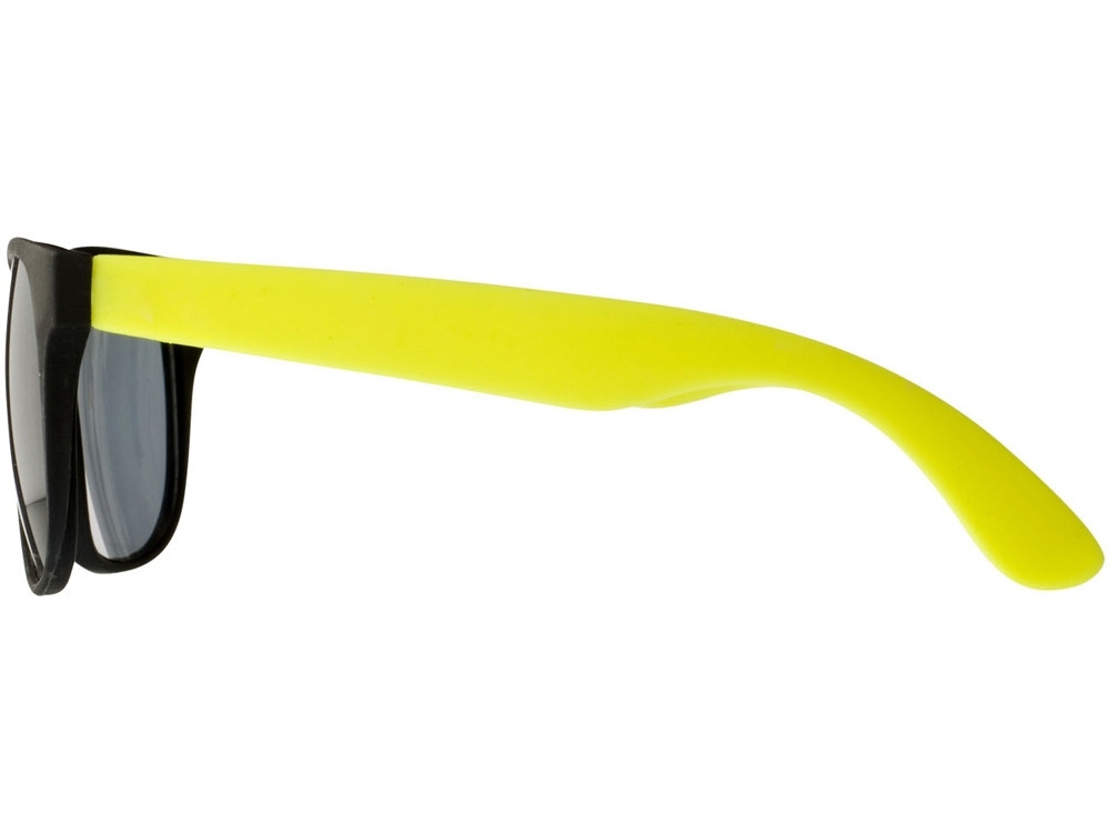 Очки солнцезащитные «Retro», черный, желтый, пластик